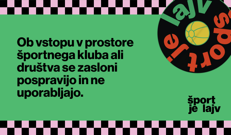 Prihod na trening je dobra priložnost za aktivno preživljanje prostega časa brez zaslonov.