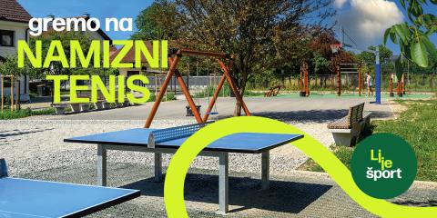 Pridruži se brezplačnemu programu Gremo na namizni tenis