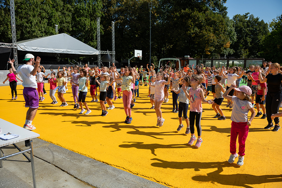 Utrinki prvega ljubljanskega festivala športa