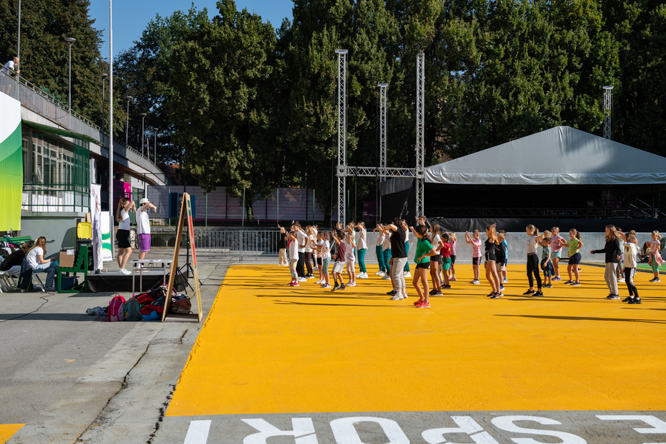 Utrinki prvega ljubljanskega festivala športa