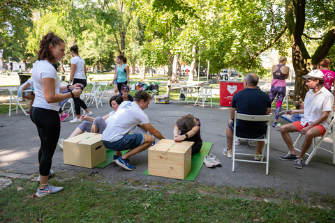 Utrinki prvega ljubljanskega festivala športa