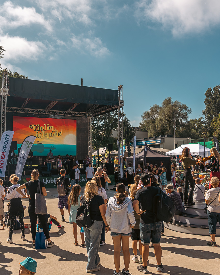 Utrinki prvega ljubljanskega festivala športa