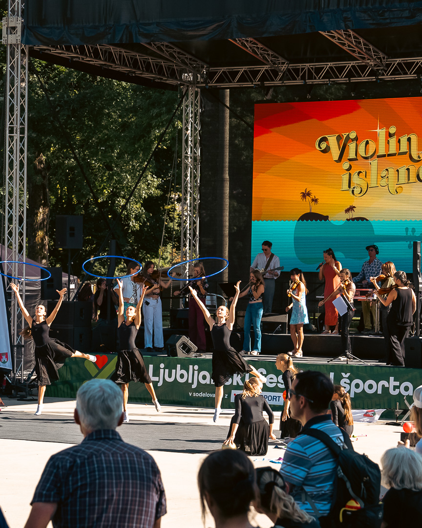 Utrinki prvega ljubljanskega festivala športa